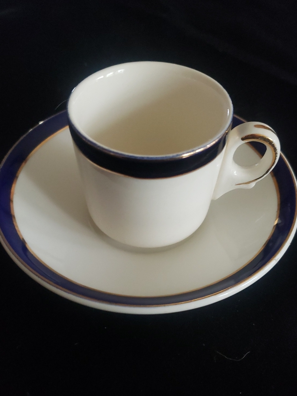 Replacement"VITROCK" Esspresso Cup and Saucer.  Made in England